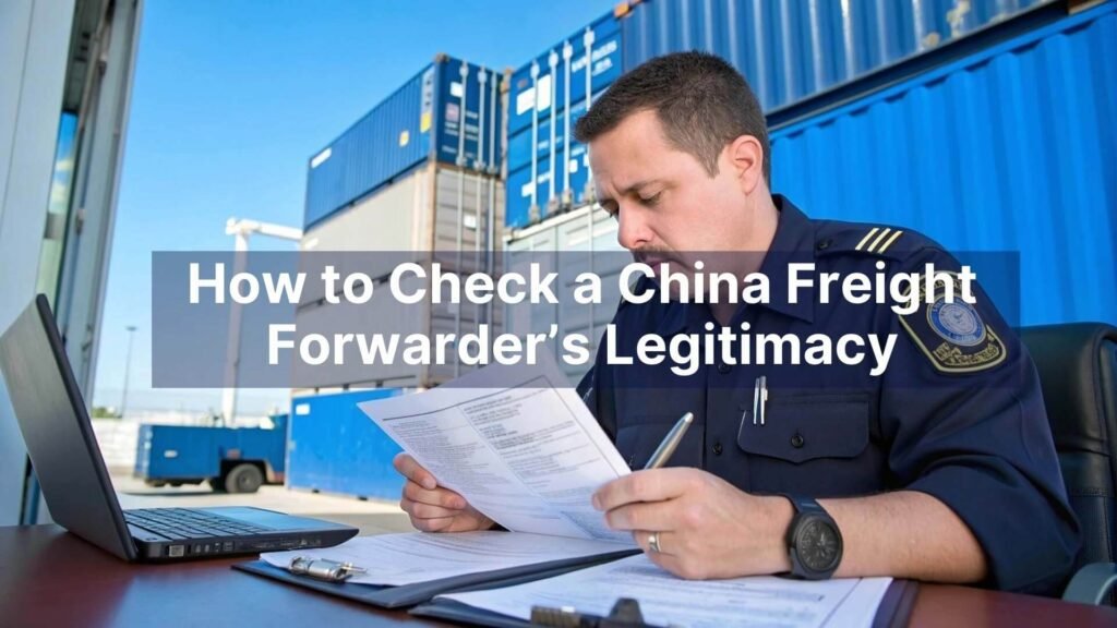 How to Check a China Freight Forwarder’s Legitimacy
